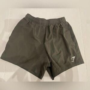 Gymshark olive green Athletic Shorts